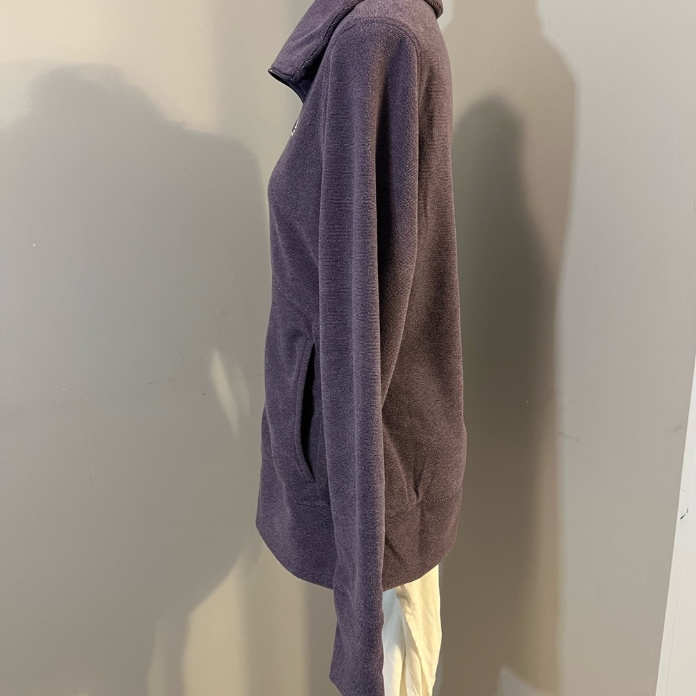Adidas Purple Sweatshirt with High Collar and Full Zip - Picture 9 of 16